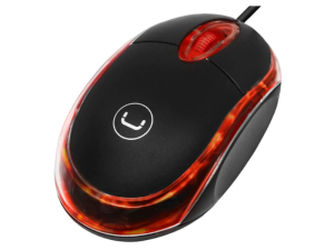 Mouse Alámbrico Unno Tekno Trans 800DPI Negro