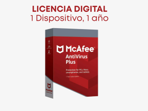 McAfee AntiVirus Plus [Licencia Digital] 1 dispositivo 1 año