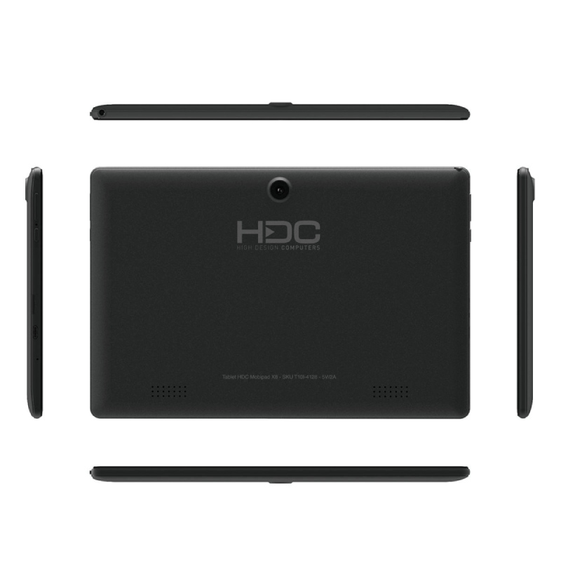 Tablet HDC MOBIPAD X8 4GB RAM 128GB 10.1_ Android 14 Negro