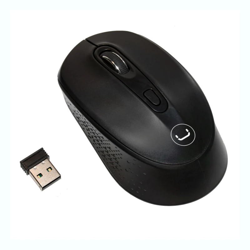 Mouse Inalámbrico Unno Tekno Countour 1600DPI Negro