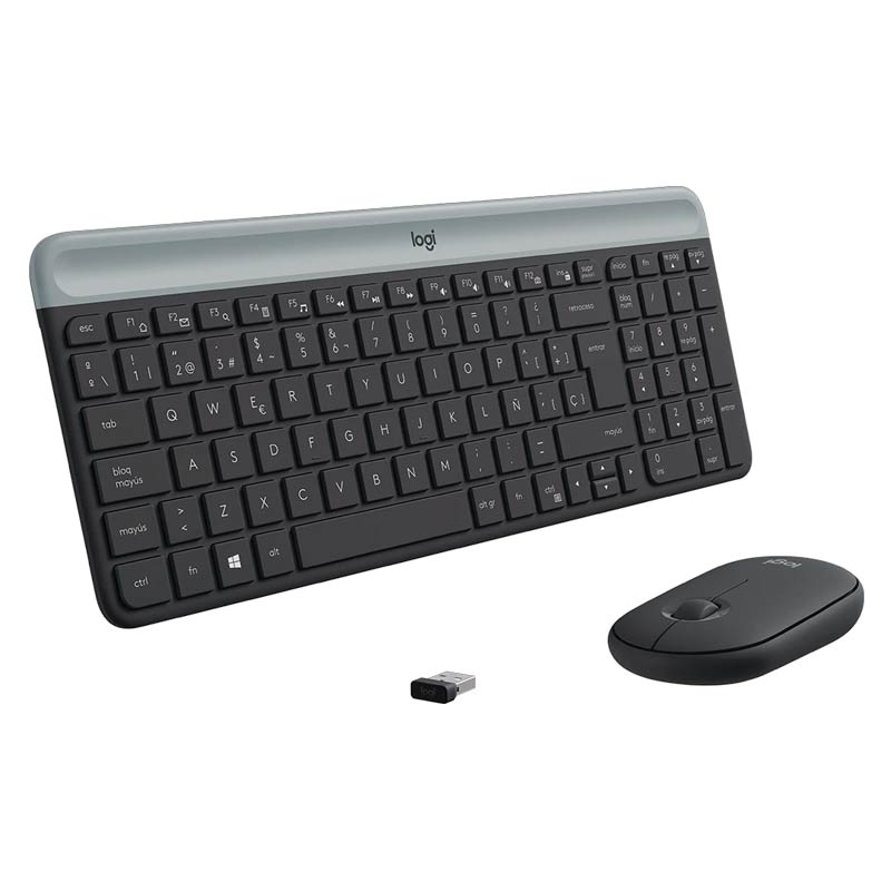 Teclado y Mouse Inalámbrico Logitech MK470 USB Negro Español (2)