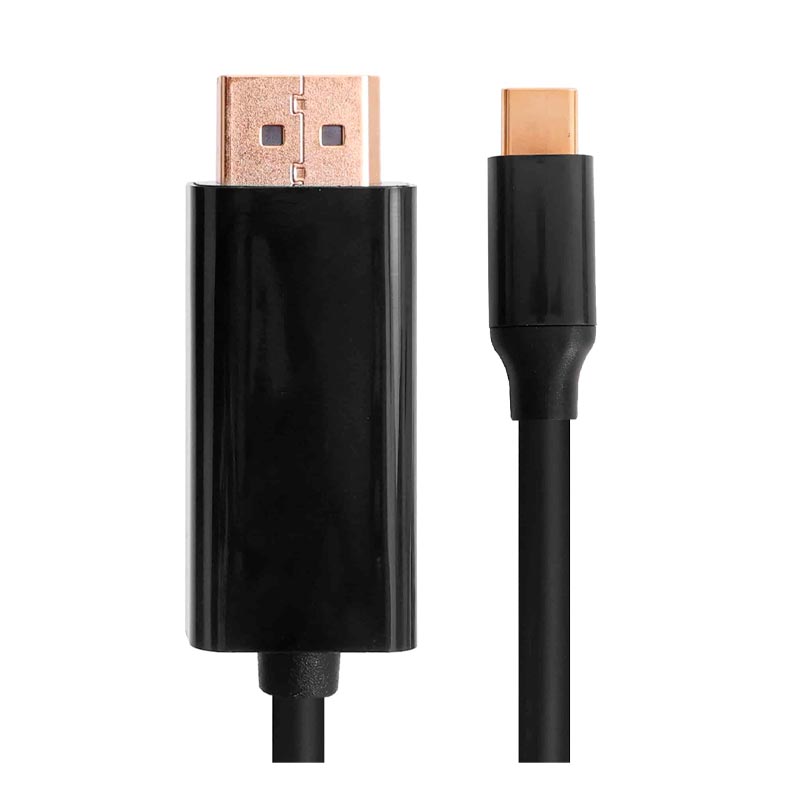 Cable USB-C a Displayport Unno Tekno CB4059BK 1.5 Metros Negro