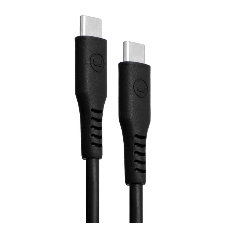 Cable USB-C a USB-C Unno Tekno CB4073BK 1.5 Metros Negro